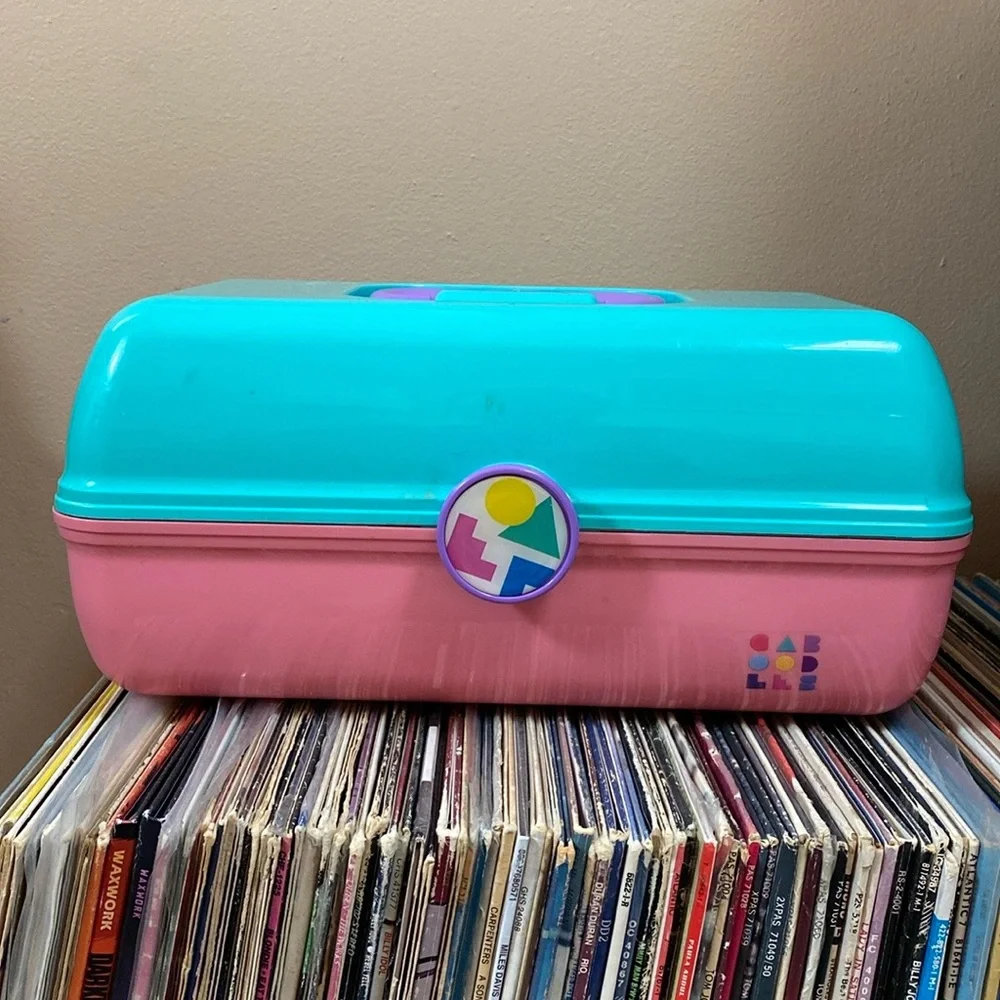 VTG Retro Caboodle Caboodles Make Up Storage Case Organizer Travel